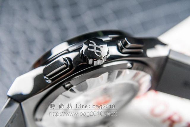 宇舶手錶 hublot恒寶表經典融合CLASSIC FUSION系列 施華洛世奇鑽石鑲嵌 宇舶經典融合計時男士腕表 宇舶高端男表  hds1746